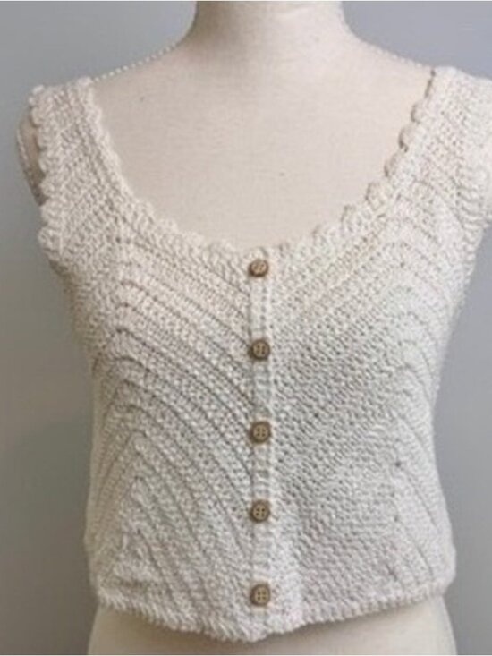 Tops - Knit Button Front Tank